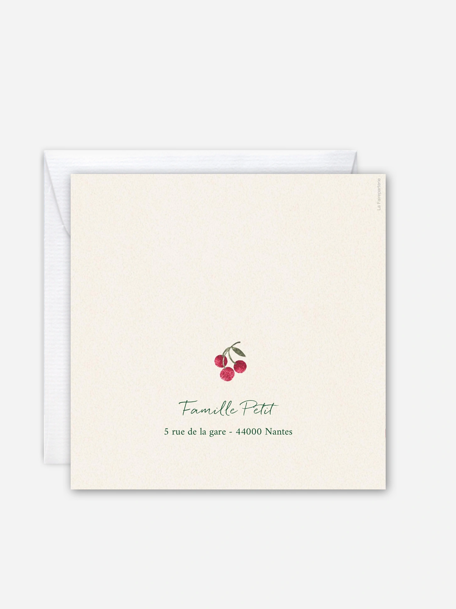 Faire-part naissance Petites cerises
