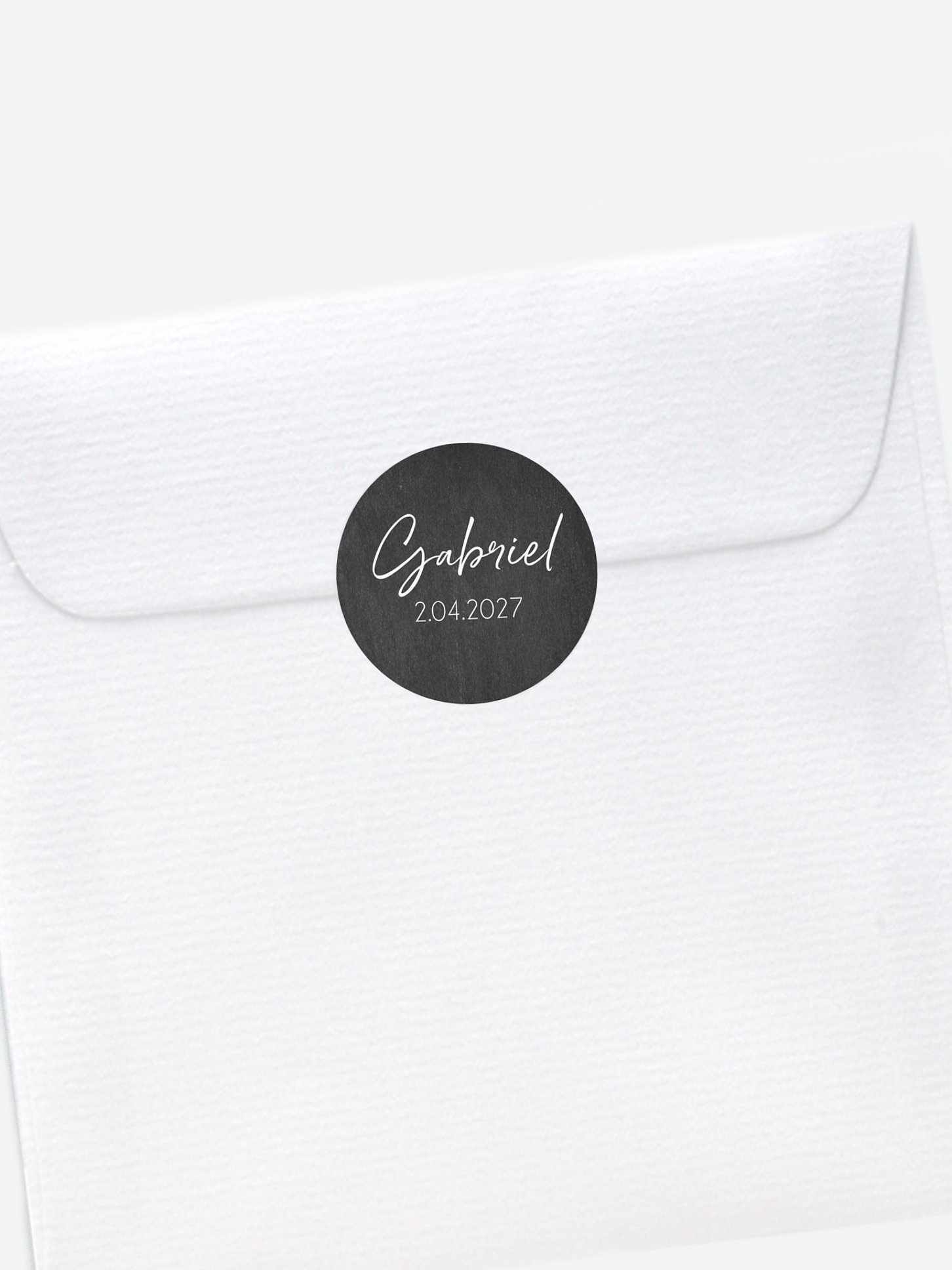 Stickers naissance Pictos sur Ardoise