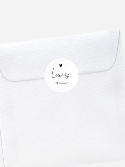 Stickers naissance Pictos douceur