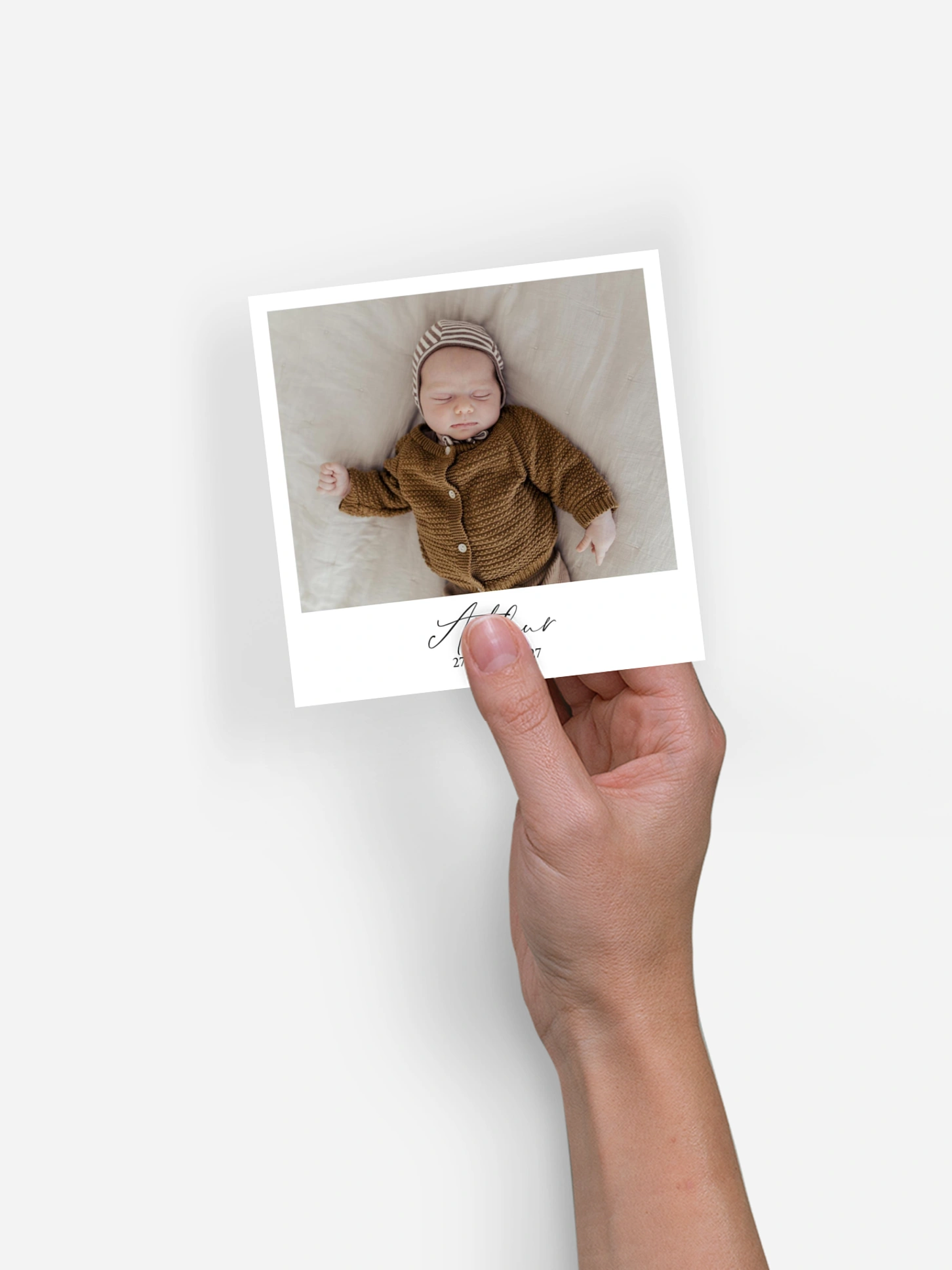 Faire-part naissance Cliché instantané
