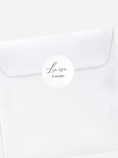 Stickers naissance Cliché instantané