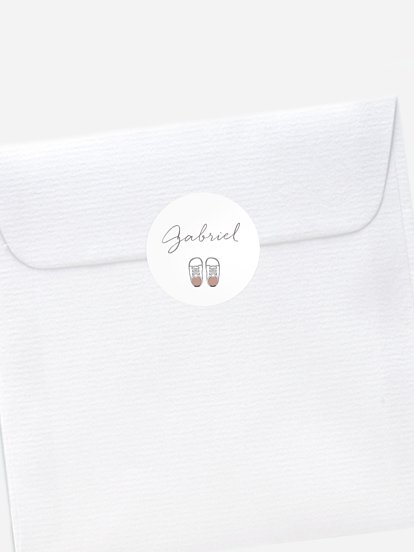 Stickers naissance À nous 4!