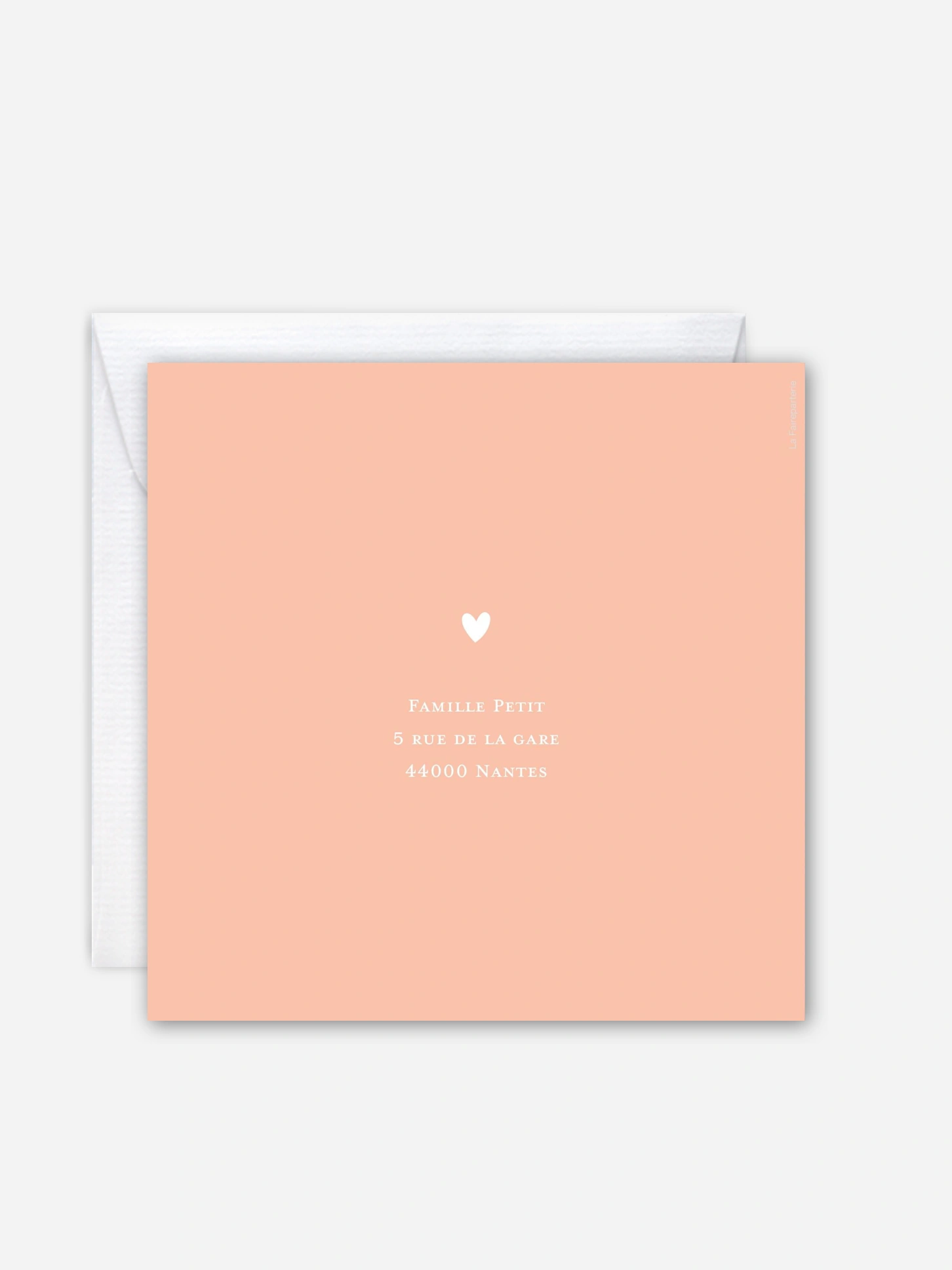 Faire-part naissance Petits coeurs