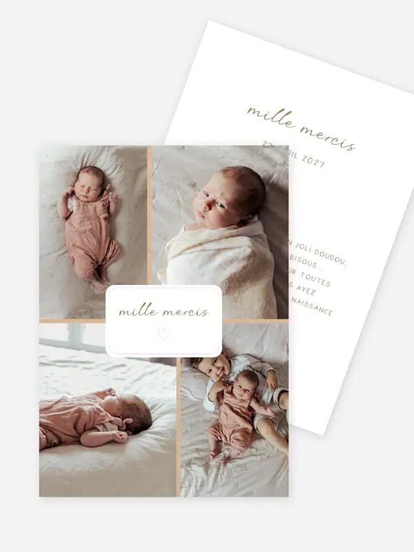 Petit coeur multi photo