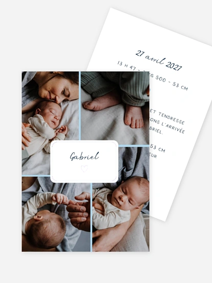 Petit coeur multi photo