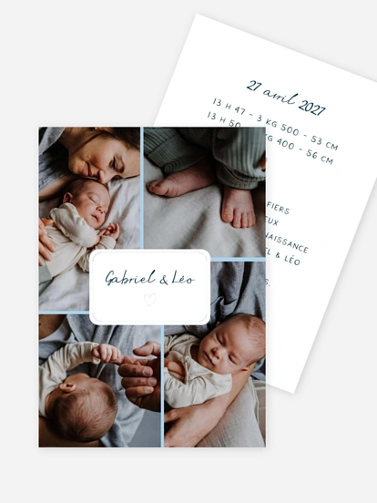 Petit coeur multi photo