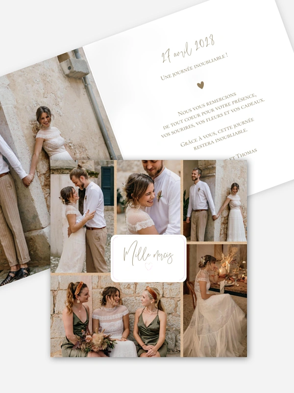 Petit coeur multi photo