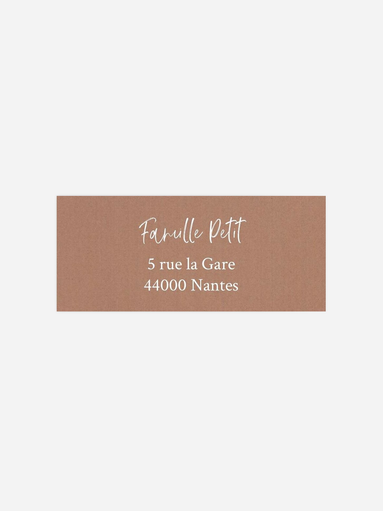 Étiquette expéditeur naissance Jolies icônes II