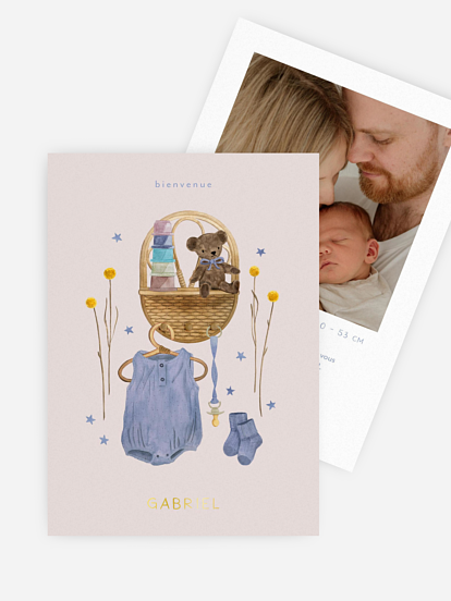 Faire-part naissance Tout ce qu'il te faut