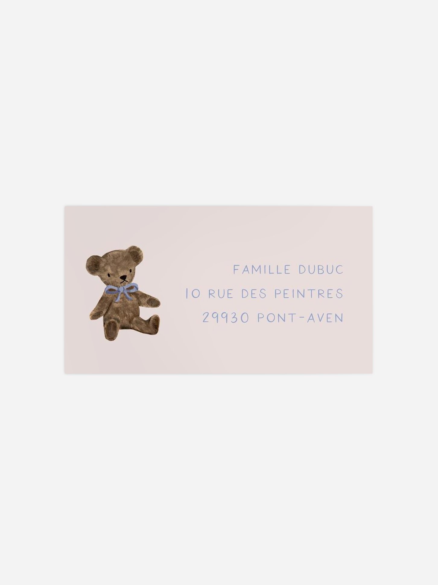 Étiquette destinataire naissance Tout ce qu'il te faut