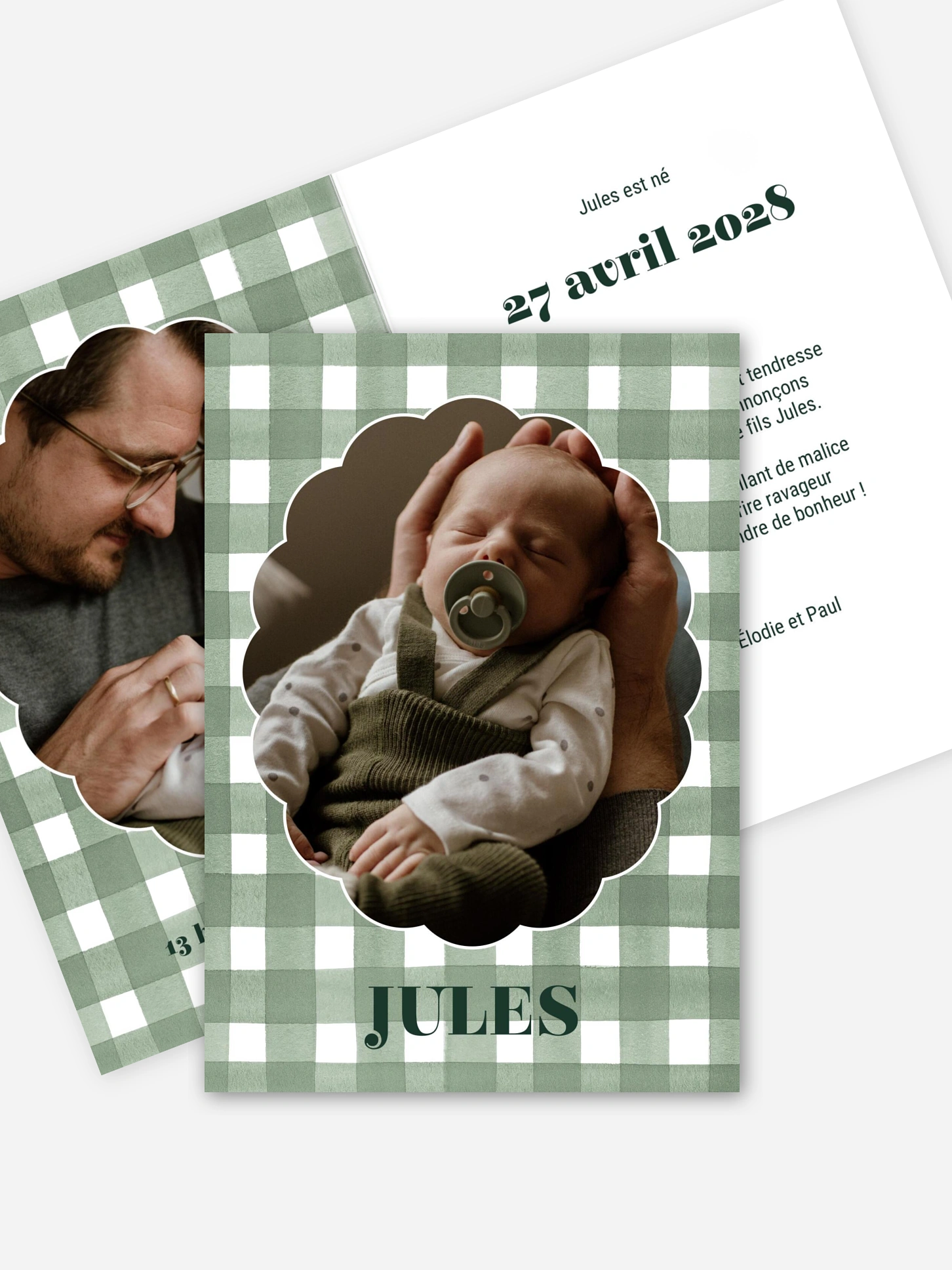 Faire-part naissance Vichy Love