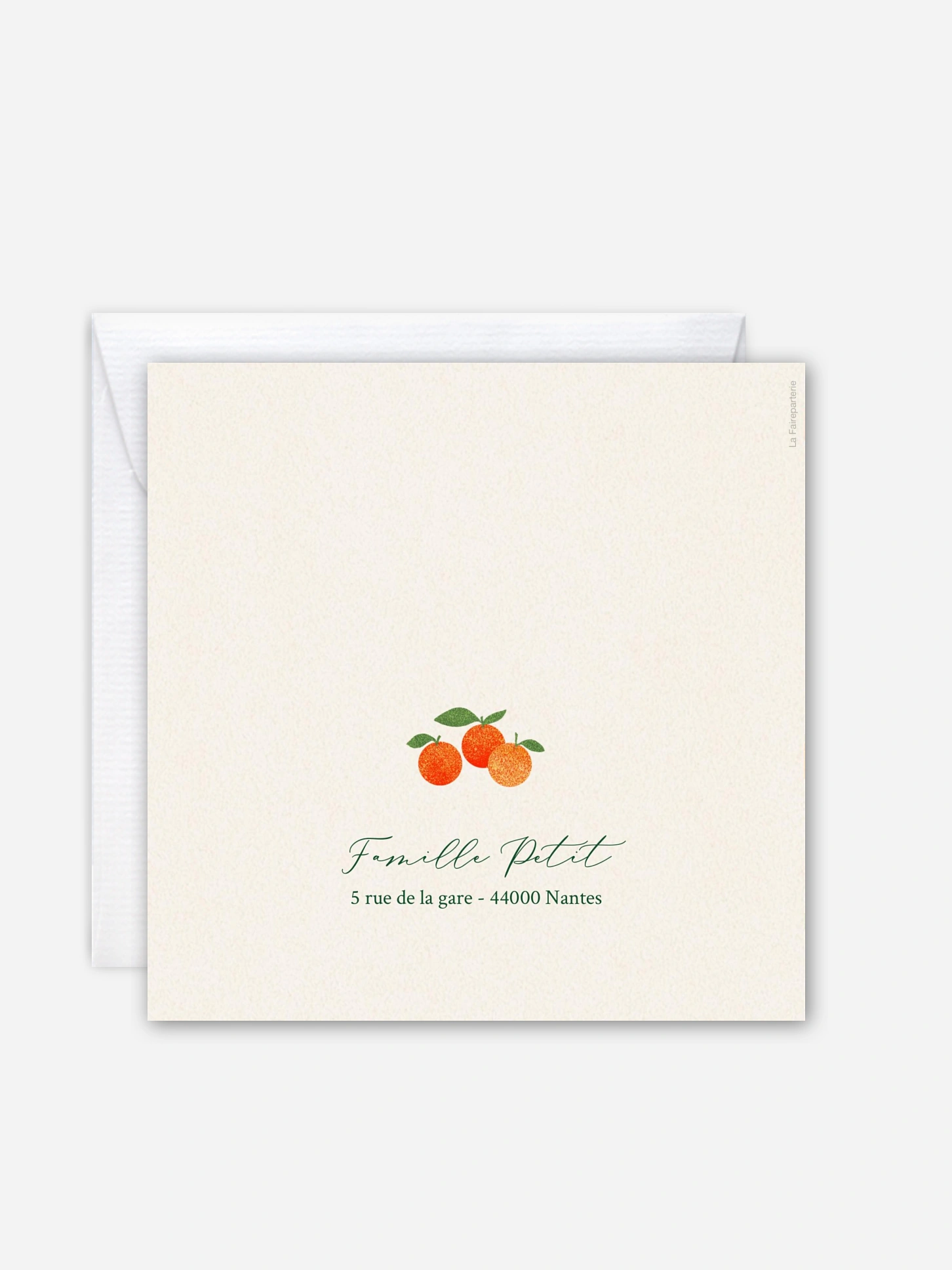 Faire-part naissance Petites Oranges