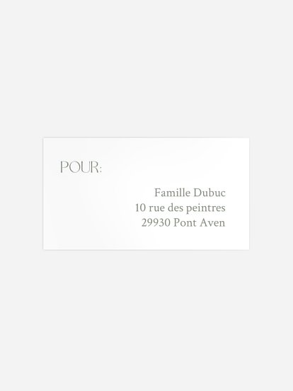 Étiquette destinataire naissance Joli médaillon