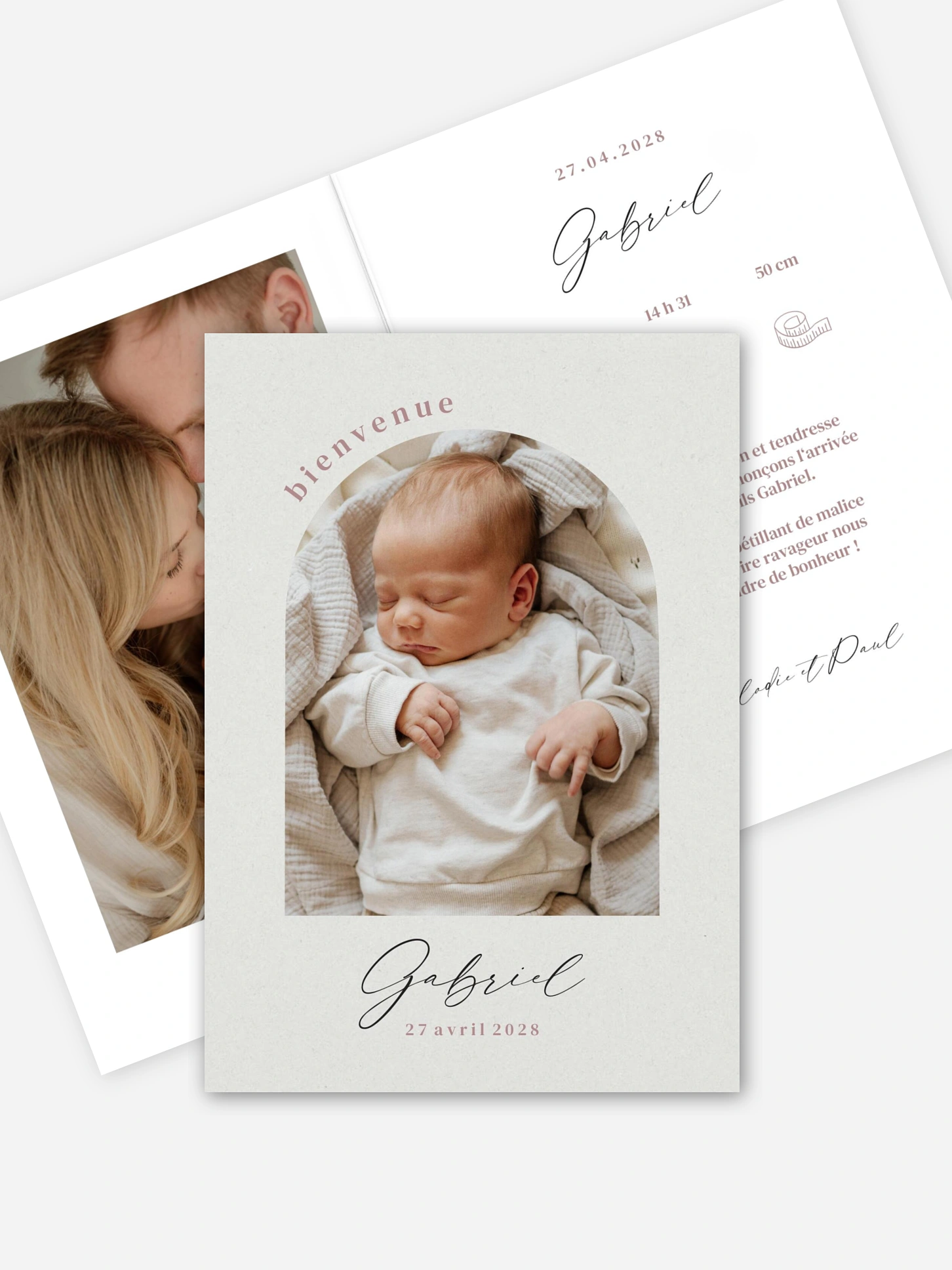 Faire-part naissance Simplicité