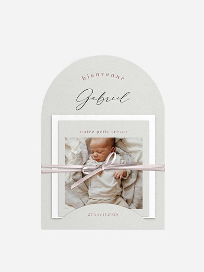 Faire-part naissance Simplicité