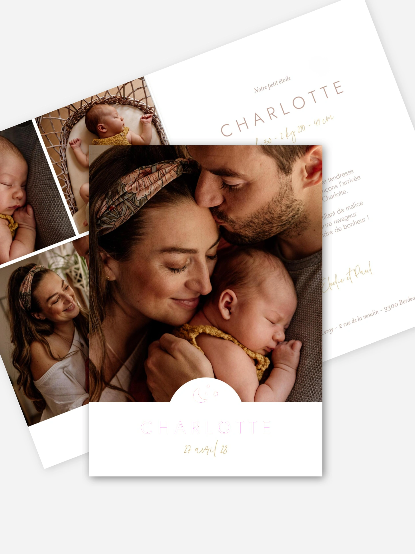 Faire-part naissance Petit astre