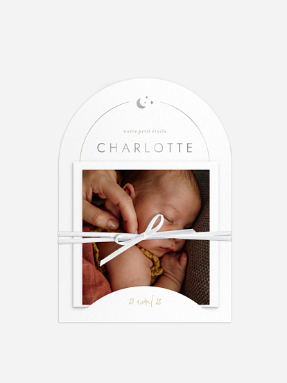 Faire-part naissance Petit astre