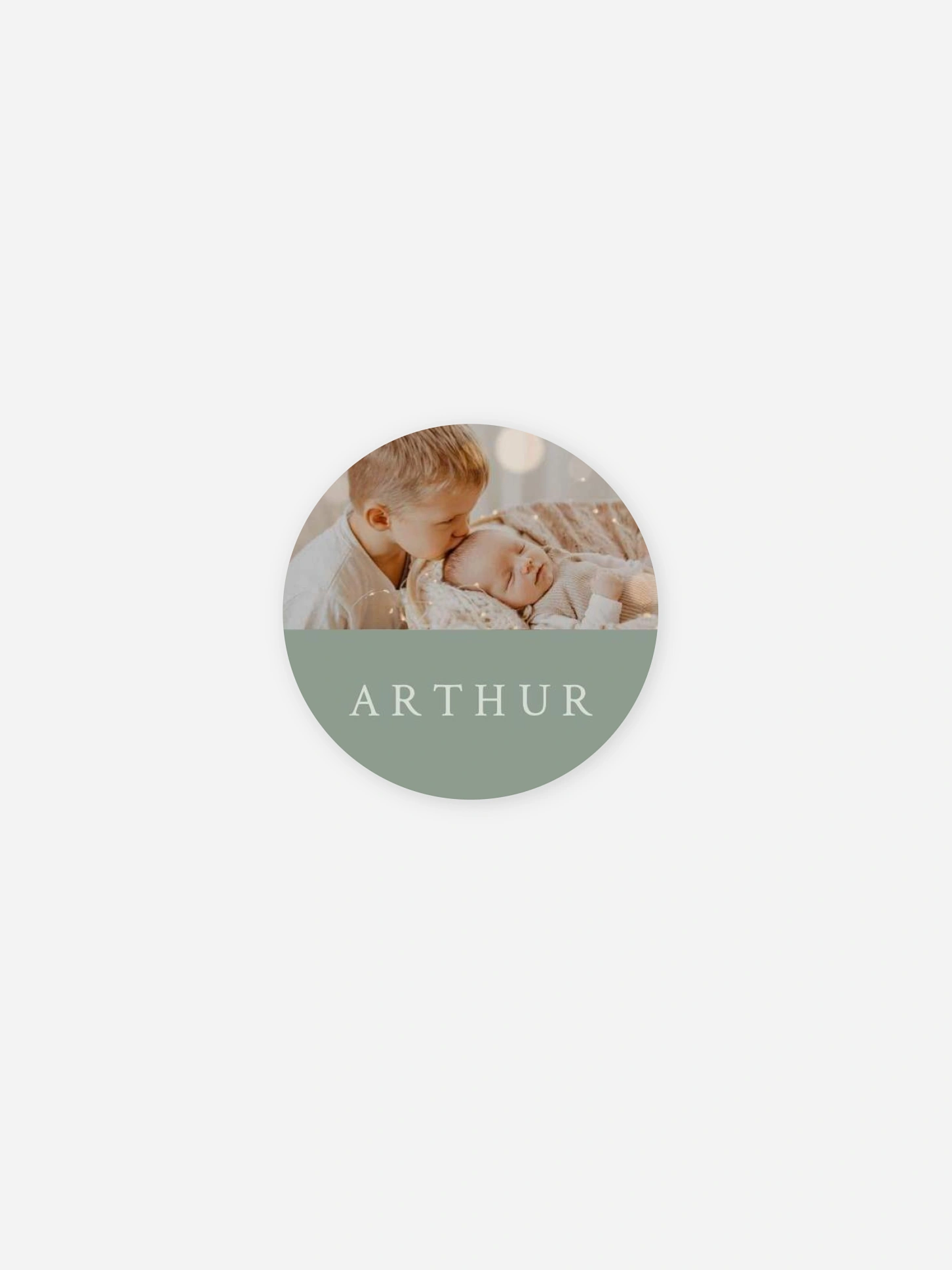 Stickers naissance Première rencontre