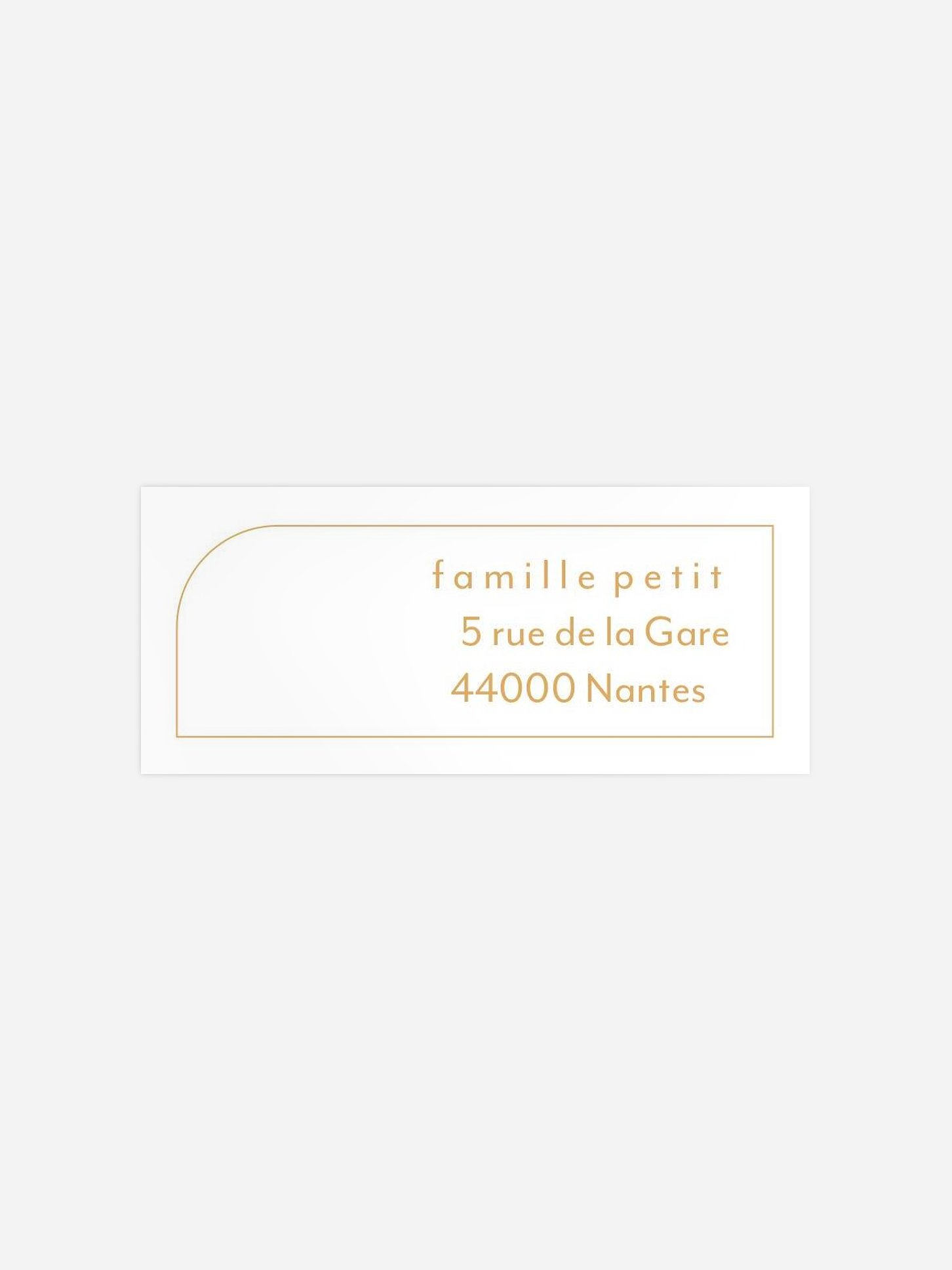 Étiquette expéditeur naissance Notebook