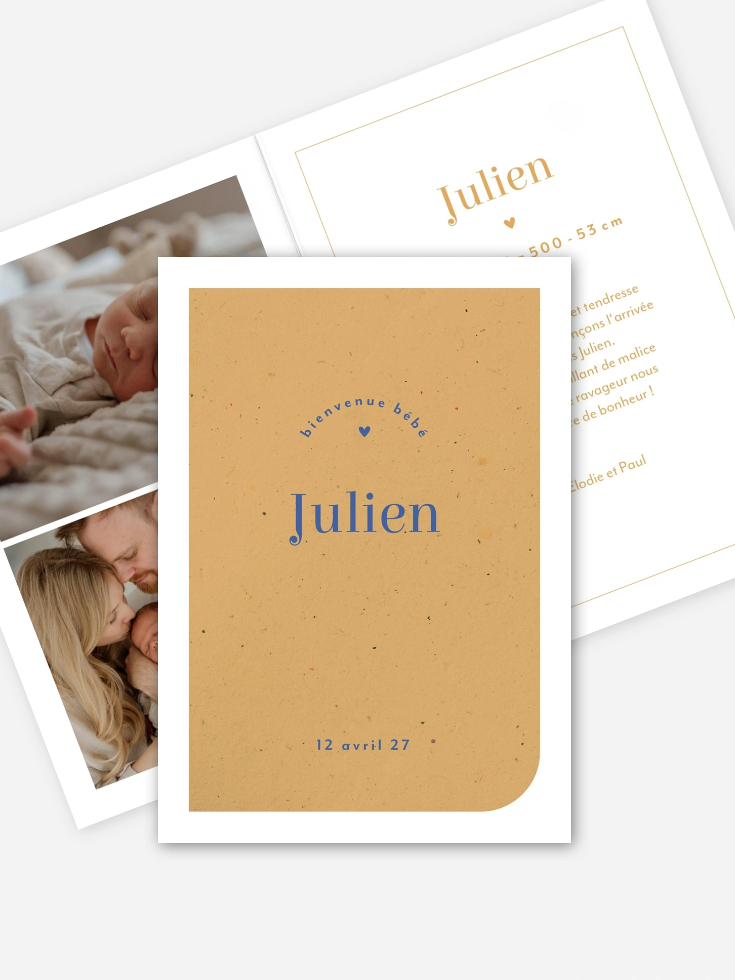 Faire-part naissance Notebook