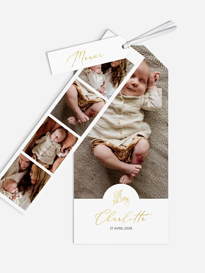Faire-part naissance Bonne nouvelle