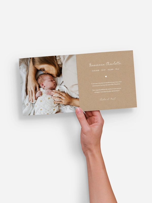 Faire-part naissance Belle journée