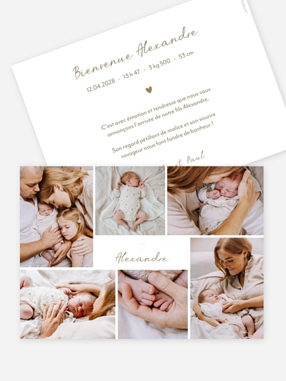 Faire-part naissance Belle journée