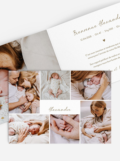 Faire-part naissance Belle journée