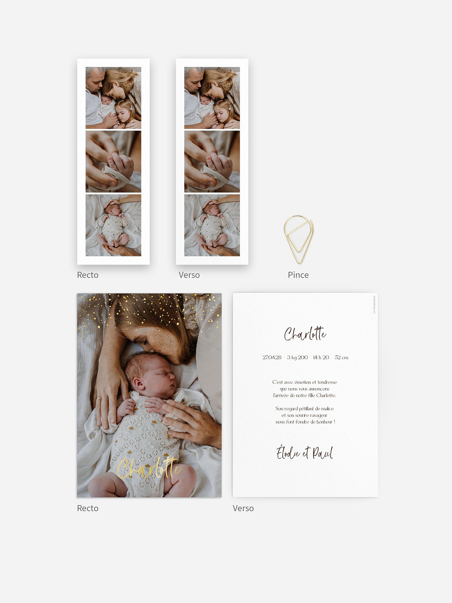 Faire-part naissance Enfant des étoiles