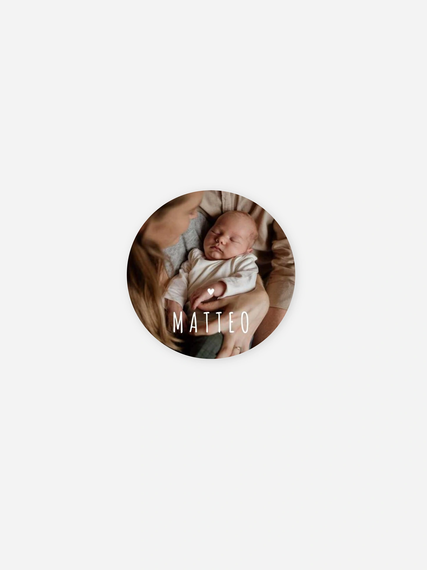 Stickers naissance Doux bonheur