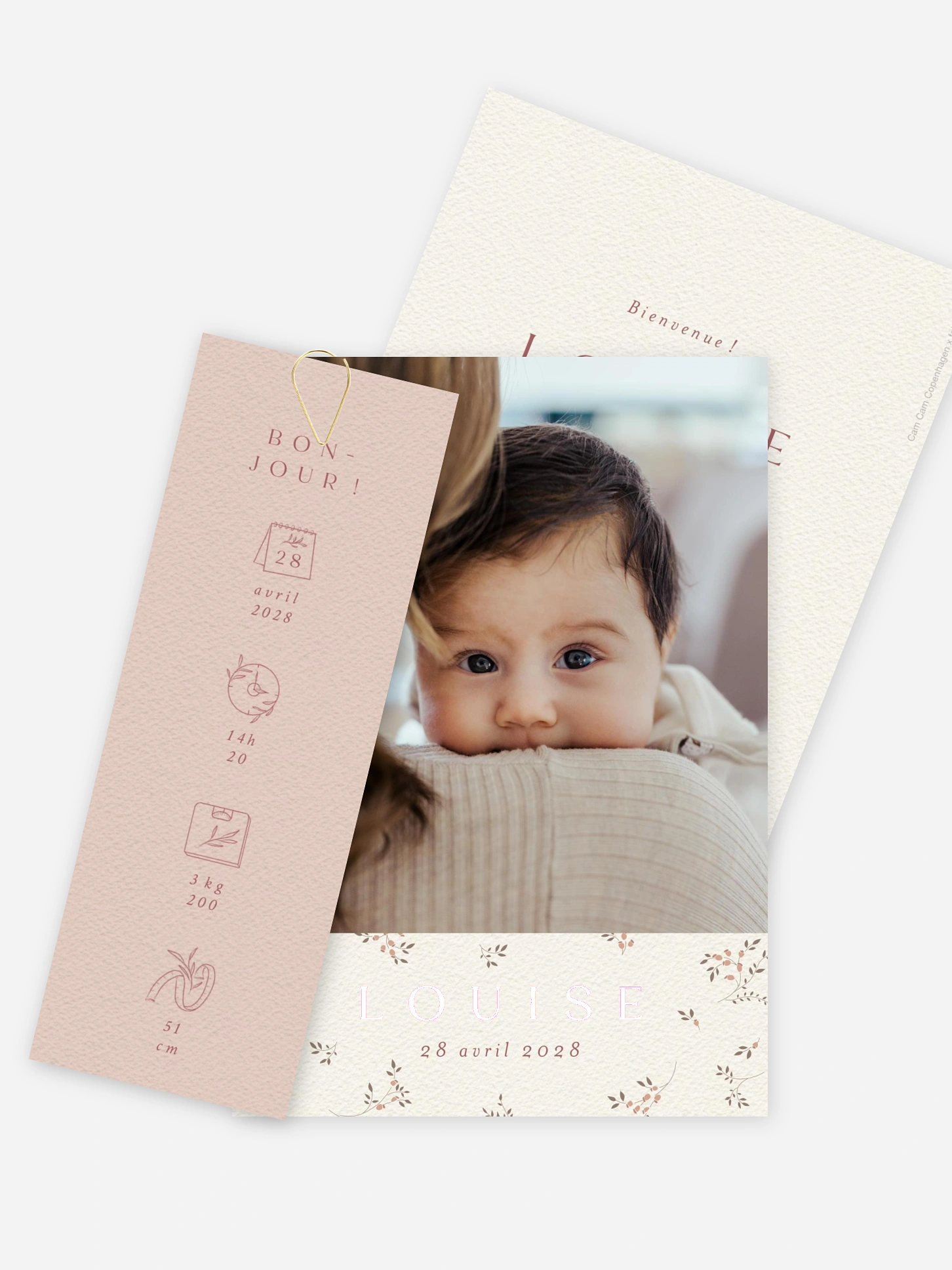 Faire-part naissance Ashley 1