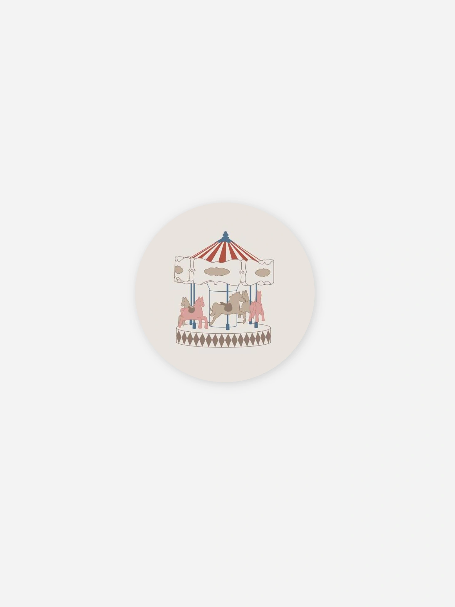 Stickers naissance Carousel 2