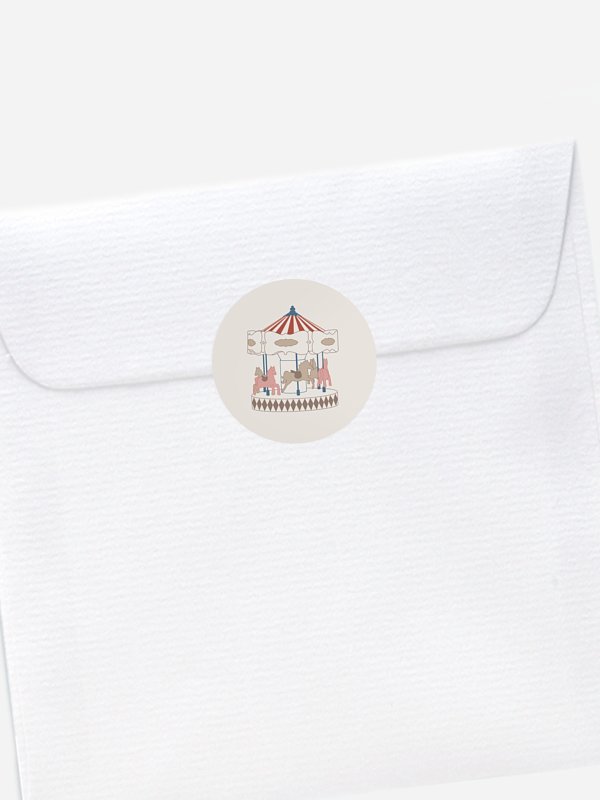 Stickers naissance Carousel 2