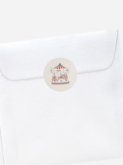 Stickers naissance Carousel 2
