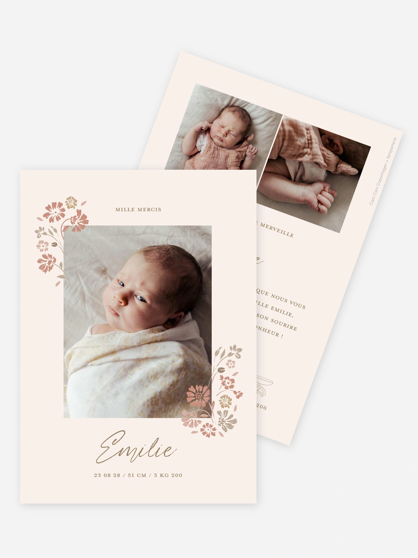 Faire-part naissance Augusta 1