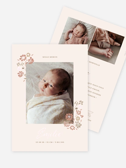 Faire-part naissance Augusta 1