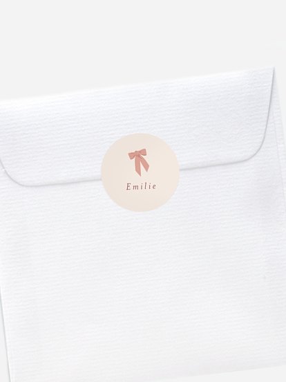 Stickers naissance Bows 2