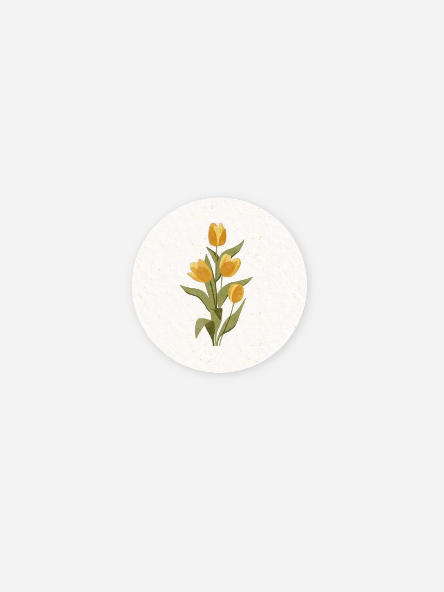 Stickers naissance Fleur de naissance - avril