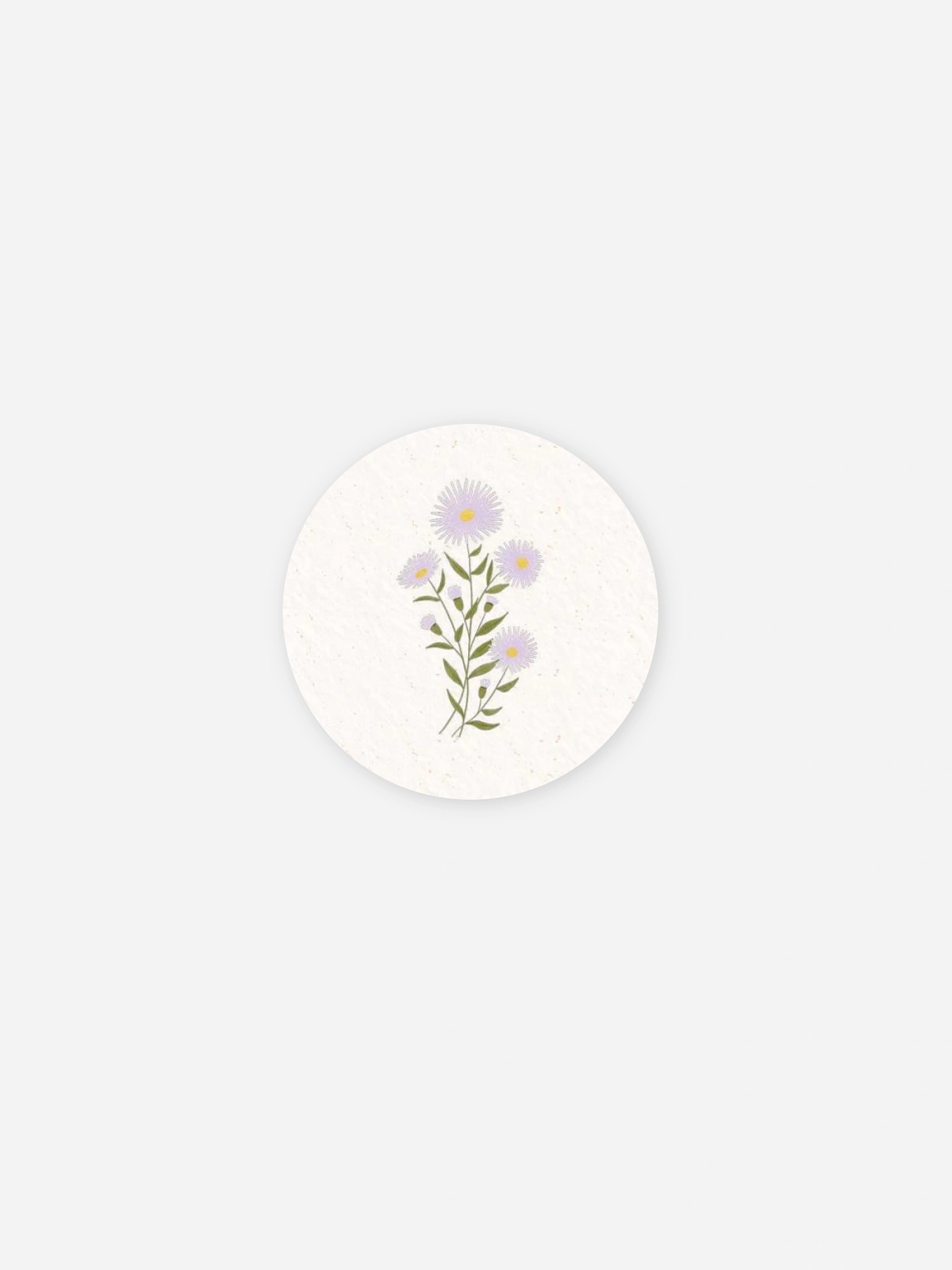 Stickers naissance Fleur de naissance - septembre
