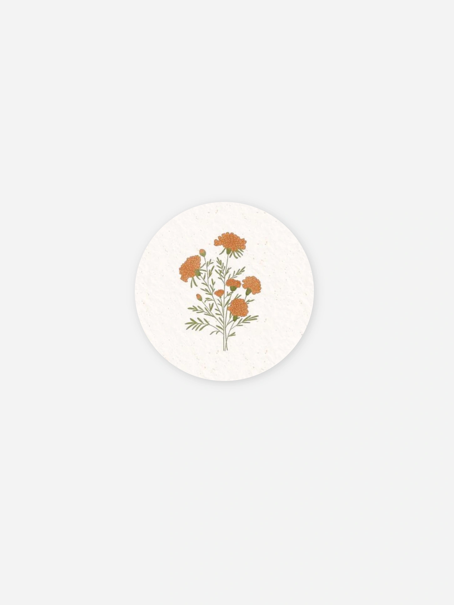Stickers naissance Fleur de naissance - octobre