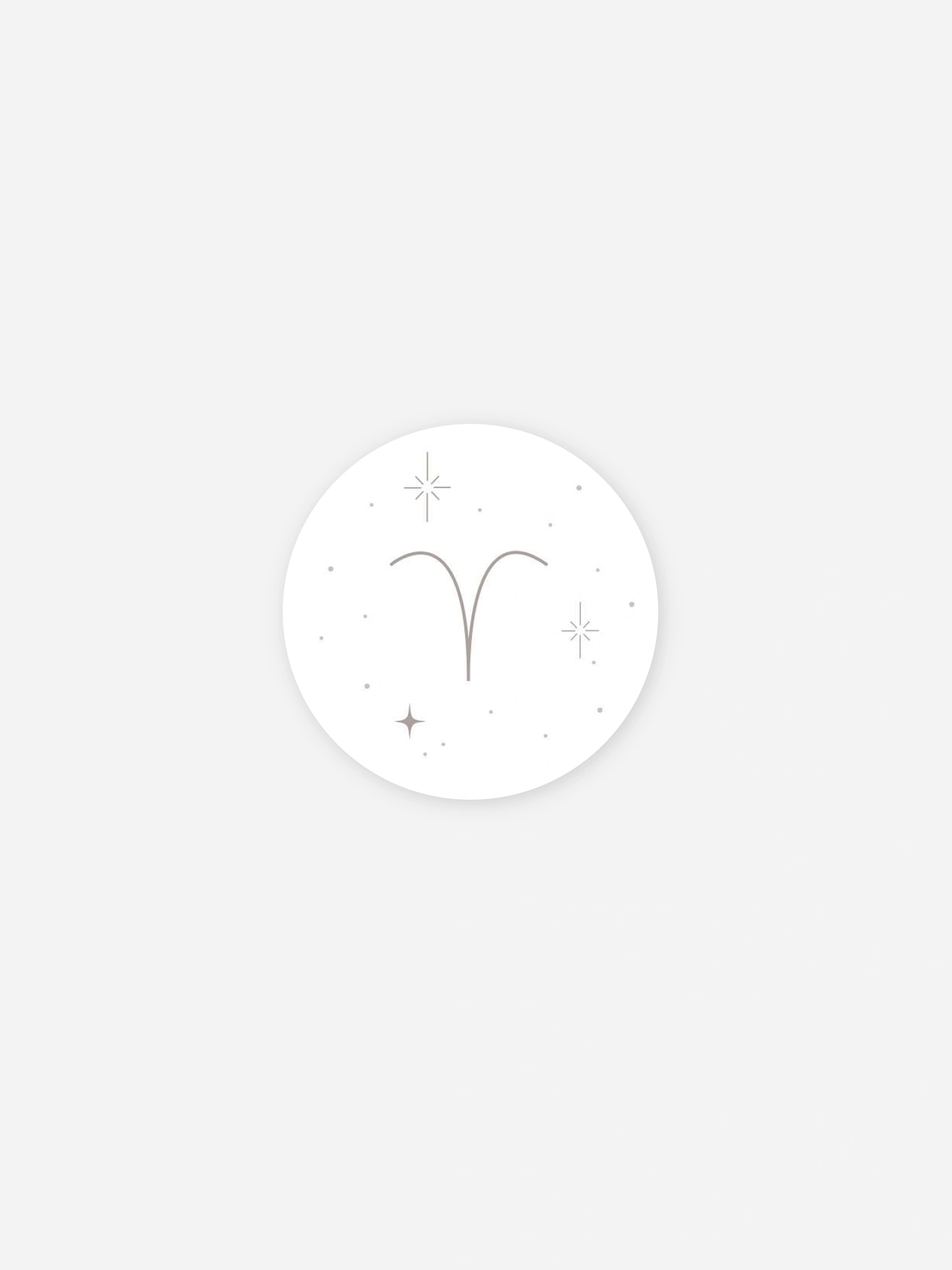 Stickers naissance Constellation du Bélier