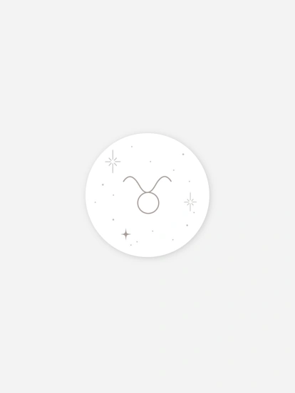 Stickers naissance Constellation du Taureau