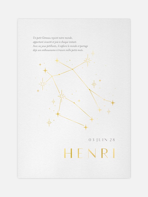 Constellation des Gémeaux