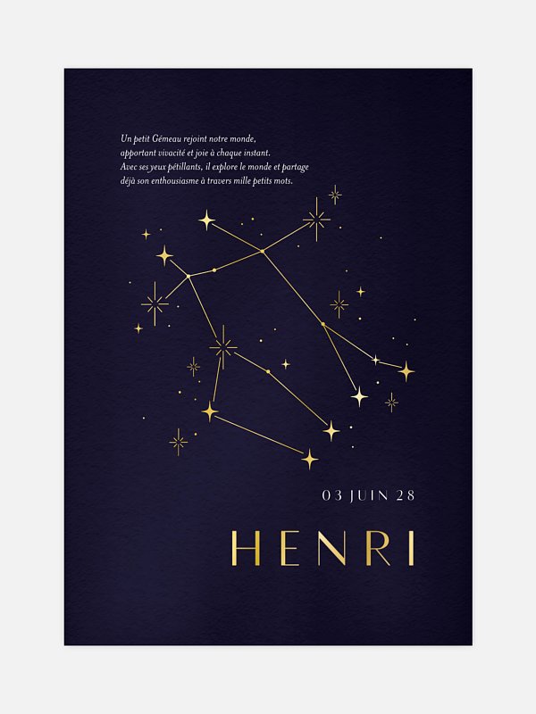Constellation des Gémeaux