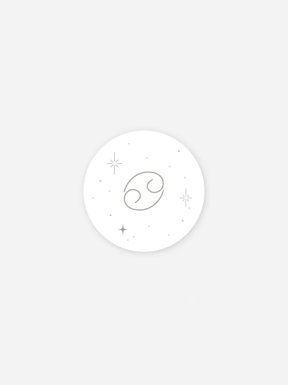 Stickers naissance Constellation du Cancer