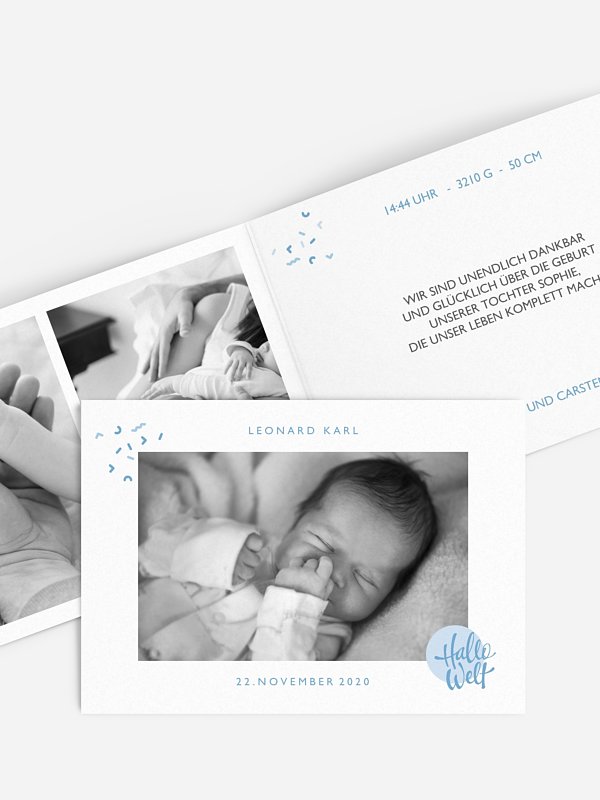 Geburtskarte Babylove
