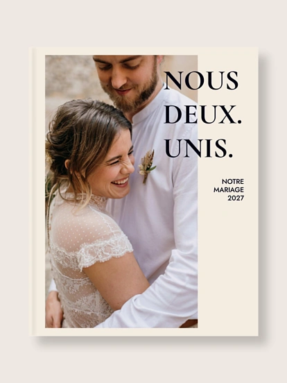 Album photo rigide Notre récit