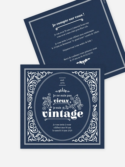 Anniversaire vintage Anniversaire vintage