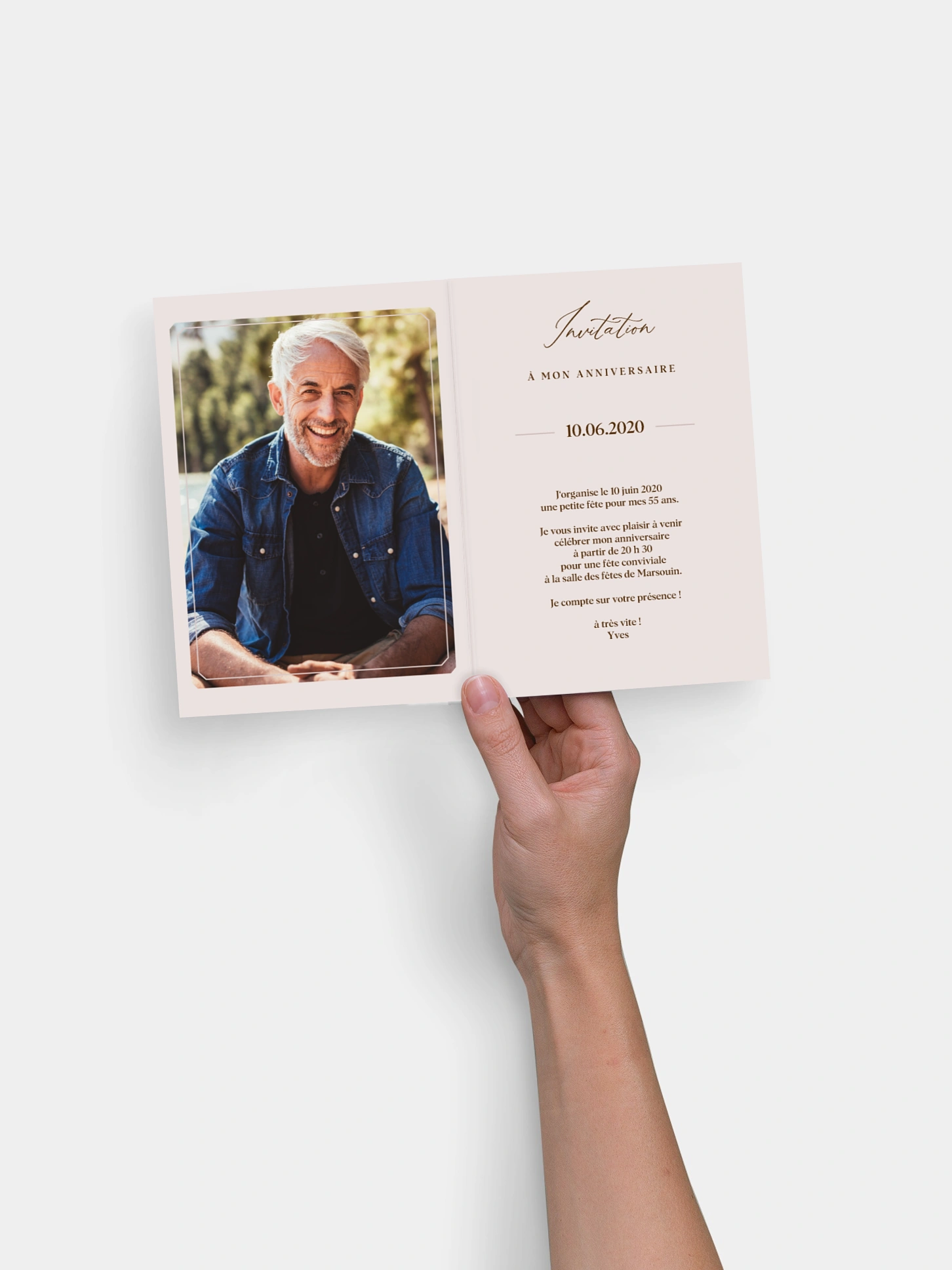 invitation anniversaire Château