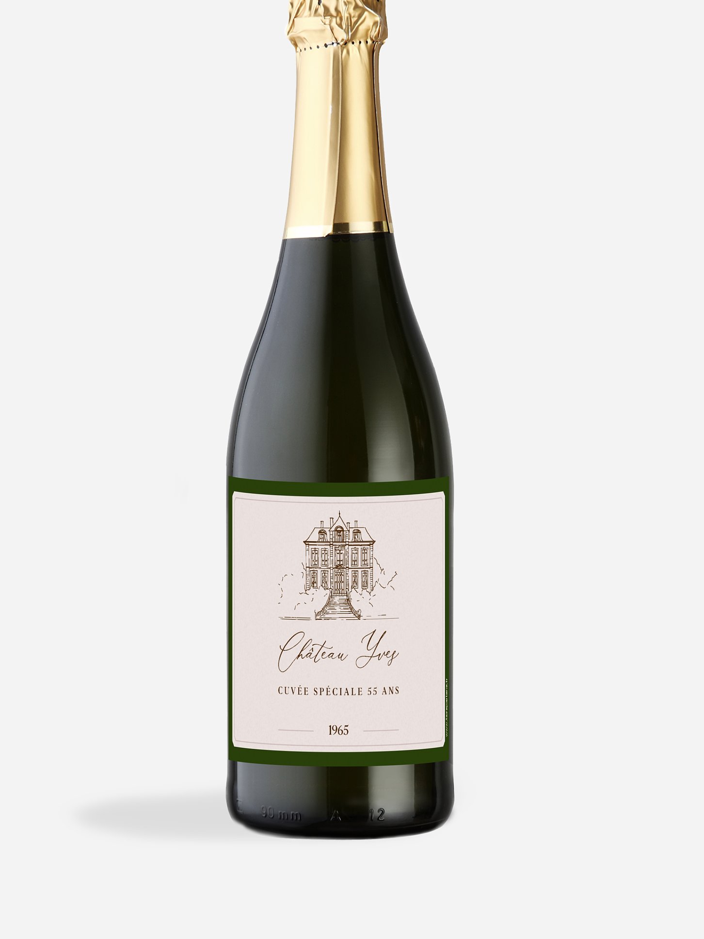Étiquette pour bouteille Château